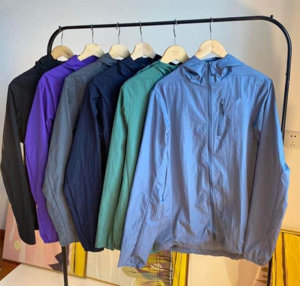 

patagoniamen quickdrying hoodies spring summer autumn windrunner jacket thin coatmen sports windbreaker explosion couple sun pro4858742, Black