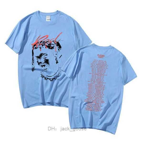 

men's t-shirts rap playboi carti new album whole lotta red graphic print t shirt short men women vintage tshirt mens hip hop tshirts j2, White;black