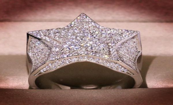 

real s925 sterling 2 carats natural moissanite ring for women hiphop men anillo silver 925 jewelry rings de bizuteria95514111152620