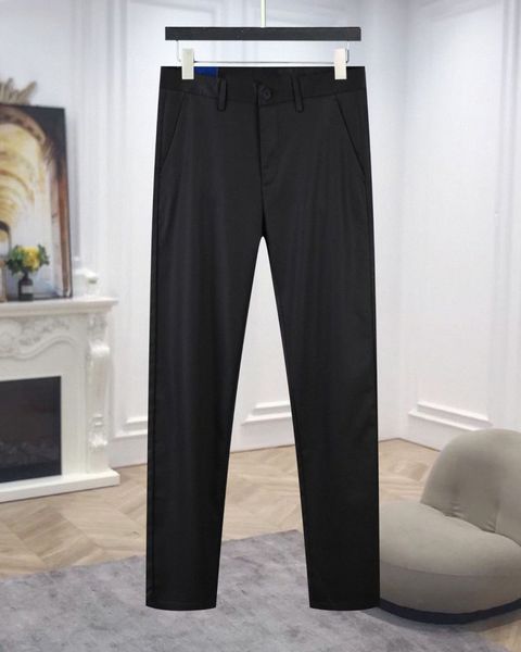 

designers pants for men sportwear printing men jogger straight leg pants mens slim fit feet elastic size29-40 i9zw#, Black
