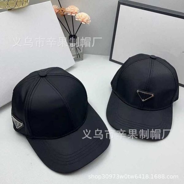 

r luxury korean version triangle baseball cap british style fashion letter p embroidery hard sunscreen sun hat, Blue;gray