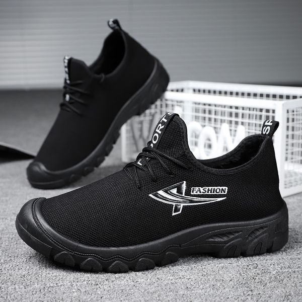 

new fashion mens designer fashion asual shoes triple black dark blue flat trainers factory wholesale retail outdoor platform breathable131