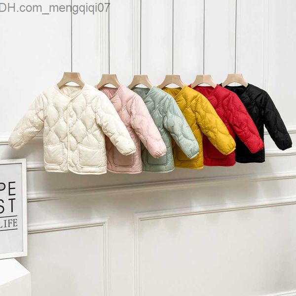 

down coat children's jacket autumn winter baby girl parkas lightweight children's inflatable jacket youth duck coat autumn toddler, Blue;gray