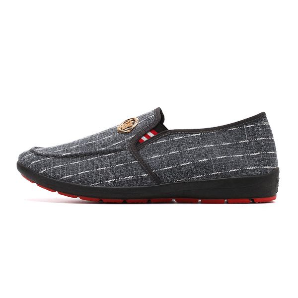 

platform fashion casual summershoes fashion mens designer sneakers grey black loafers leahter trainer outdoor sports jogging flats trainers