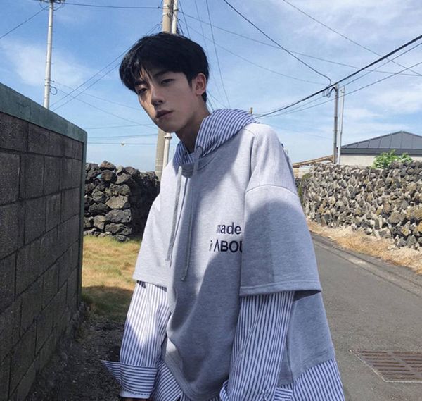 

funny hoodie sweatshirt mens hip hop pullover hoodies streetwear casual fashion autum clothes spring 2019 strip hoodie males6311835, Black