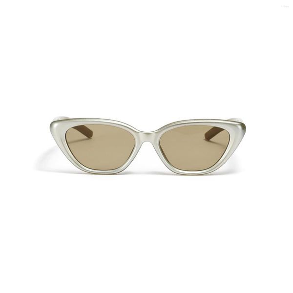

sunglasses cat glasses small frame square for man pearl colored eyewear women428, White;black