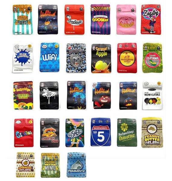 

large size packaging bags mylar bag plastic pouch package baggies empty packing sour halloween peanut butter gelato wholesale