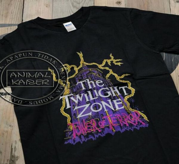 

vtg 90s the zone tower of terror tshirt reprint men039s tshirts5603212, White;black