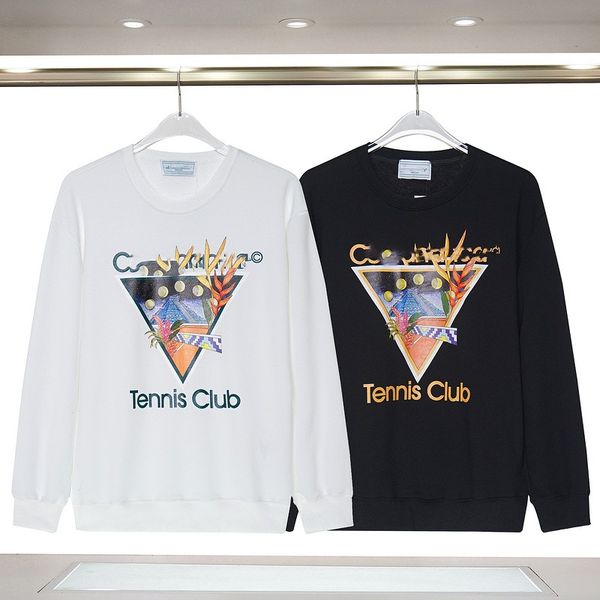 

casa men designer clothes print hoodies jumper apparel man s casual chest letter luxury clothing long sleeve clothes casablanc size s xxxl f, Black