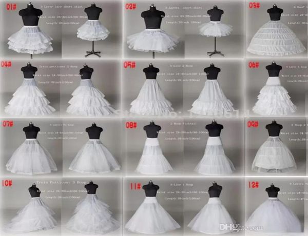

10 style a line white ball gown mermaid wedding prom bridal petticoats underskirt crinoline wedding accessories bridal slip 2955044