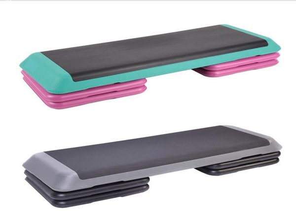 

2020 aerobics trainer home gym fitness workout system adjustable aerobic platform cushion 4 risers2074295