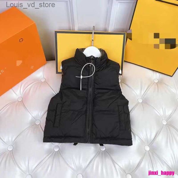 

down coat kids designer down coat vest jackets women parkas windproof embroidered classic vests boys and girls vest 2023 t230803, Blue;gray