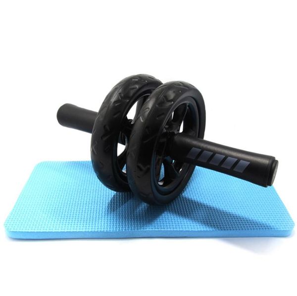 

no noise abdominal wheel ab wheels roda rollers with mat for exercise fitne1931343