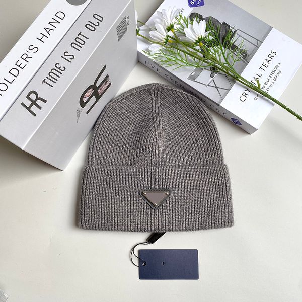 

designer beanie knitted wool hat pure cotton hat windproof cold resistant fashionable for indoor and outdoor wear hat can be given as a gift, Blue;gray