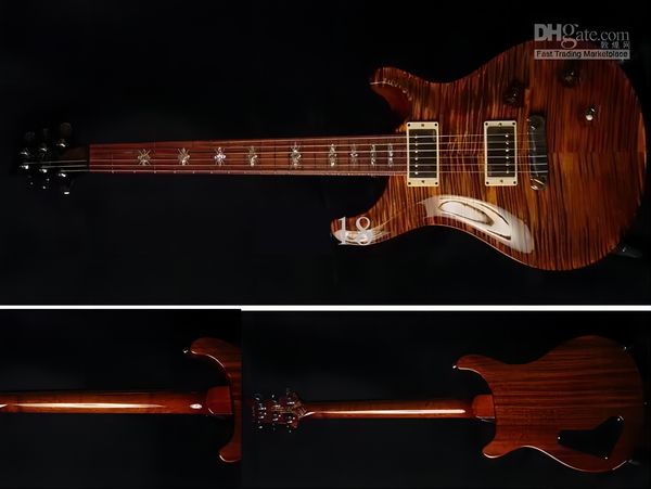 

custom reed smith brown flame maple dgt dave grissom signature electric guitar very sepcial finger