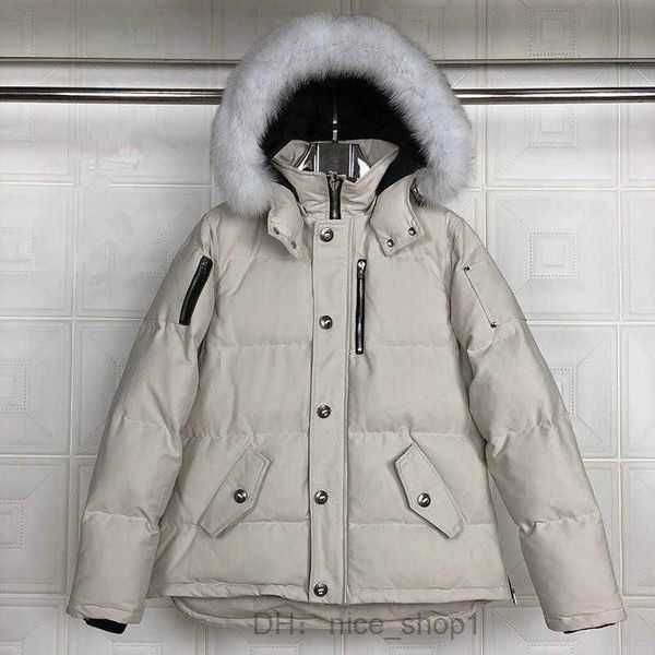 

mooses 23ss casual mens down jacket outwear outdoor doudoune man winter coat parkas usa knuk warm clothings s-xxl 2rhc, Black