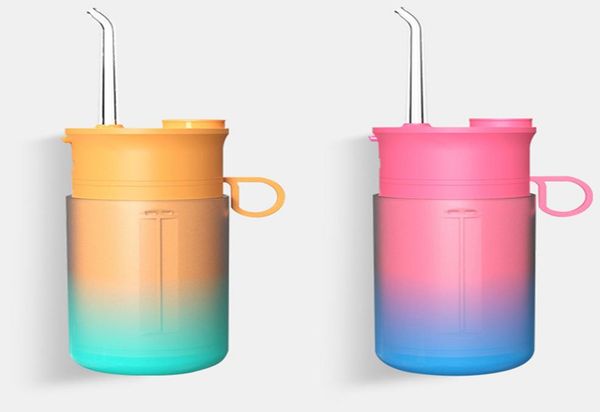 

smart electric toothbrush oral irrigator portable household handheld pulse water floss retractable tooth oral cleaner5567391