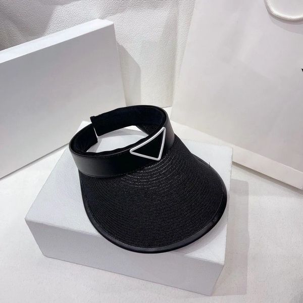 

designer visor for women summer sun hat sunscreen outdoor sports beach simple stylish wear a variety of comfortable colors and styles large, Blue;gray