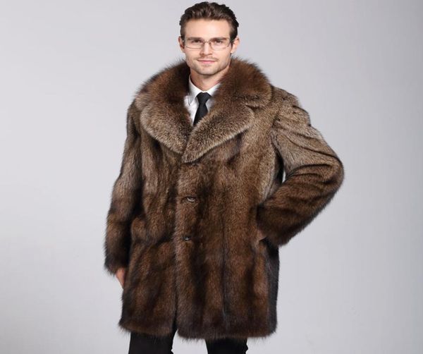 

new male mink coat in autumn and winter of 201801234568985750, Black
