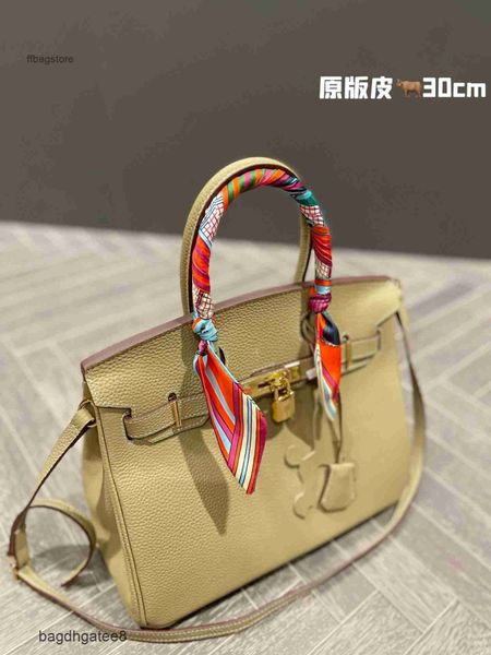 

h ermes birkins classic designer fashion women bags togo bag lychee 2023 handbag large capacity 30 handbags burkin