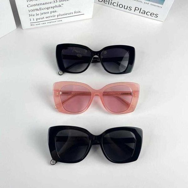 

luxury designer sunglasses series 2023 new anti uv fashion box plate sunglasses ch5504, White;black