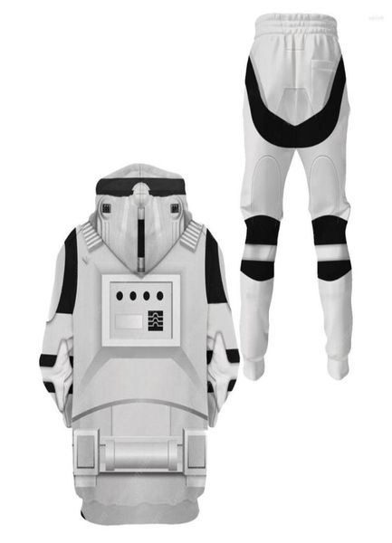 

men039s hoodies imperial stormtrooper cosplay hoodie 3d print sweatshirt casual pants set men women pullover streetwear sweatpa5645818, Black