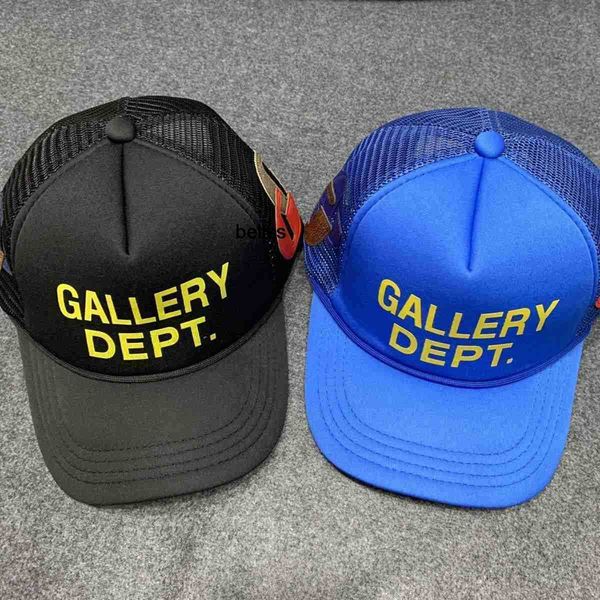 

galleryes mesh american baseball cap fashion brand hat driver hat, Blue;gray