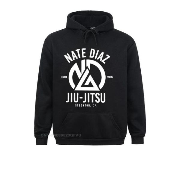 

men039s hoodies sweatshirts arrival men pullover hoodie nate diaz mma sport stockton brothers fighter boxing camisas hombre c5301481, Black