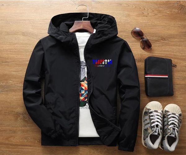 

brand spring and summer new jacket men street windbreaker hoodie zipper thin jacket men039s sports leisure oversized w9067304, Black;brown