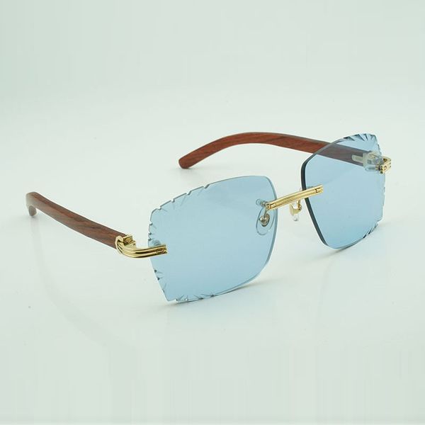 

new fashion frames sunglasses 3524014-o with new hardware natural original wooden high-end sunglasses engraving lenses,, White;black