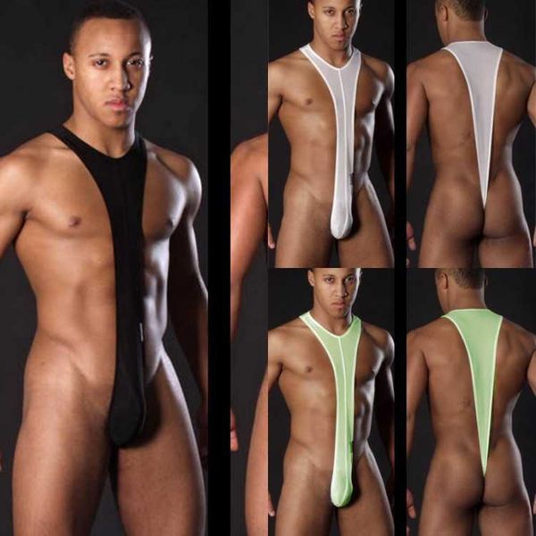 

fun underwear men's one-piece germany 908, Black;white