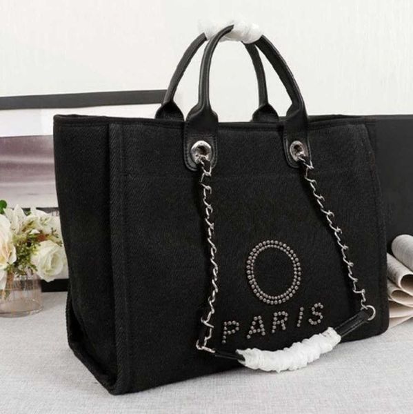 

luxury fashion women's beach bags pearl hand bag brand cc designers women tote evening handbag large capacity female backpacks small po