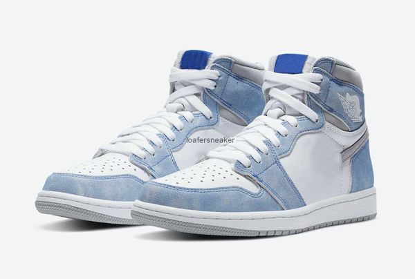

jumpman 1 authentic 1 high og outdoor shoes hyper royal university blue 1s dark mocha trophy room men women sports sneakers with tag