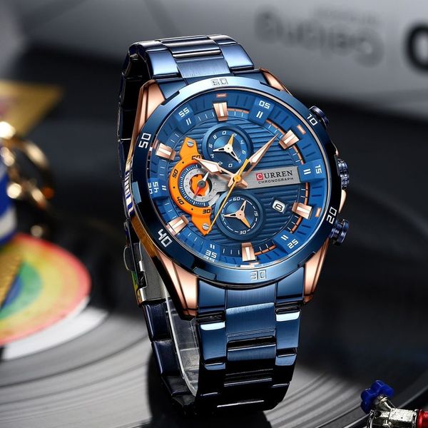 

luxury 2023 fashion new ultra-thin calendar watch men's stainless steel belt waterproof simple fashion atmosphere business quartz watch, Slivery;black
