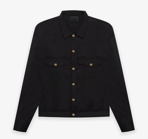 

21fw europe usa 7th french terry trucker cargo jeans jacket cool men outdoor windbreaker casual outwear women coat88713708899217, Black;brown