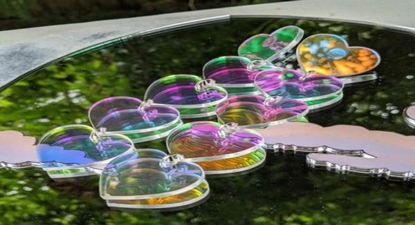 

beautiful color heart long dangle earring woman iridescence acrylic accessories tassle drop earrings for women fashion jewelry2591212, Silver