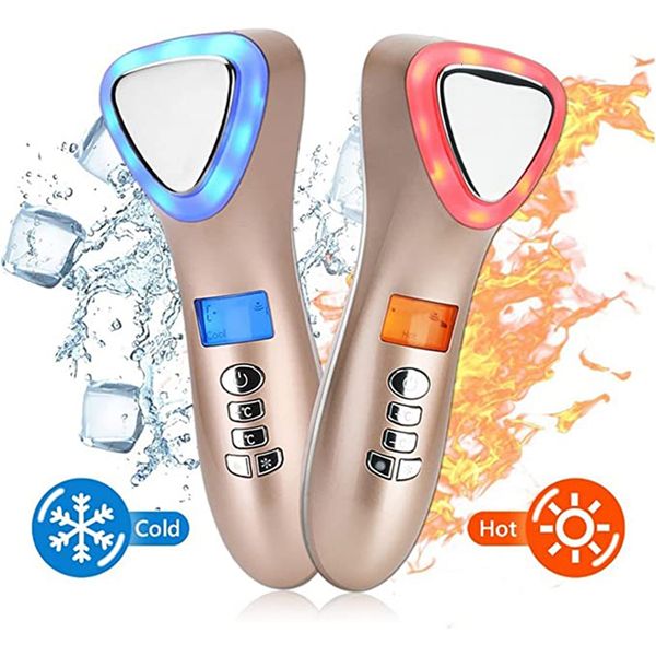 

other massage items massager cold hammer skin tightening face lifting beauty instrument led vibration care tool 230802