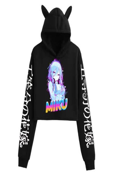 

women's hoodies & sweatshirts the quinttial quintuplets hoodie nakano miku casual street style sweatshirt women kawaii cute e3380740, Black