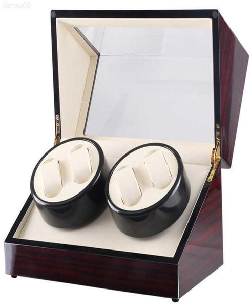 

watch boxes cases 40 wooden automatic winder box es storage jewelry holder display box ultraquiet shaker box remontoir j220825195c5220633, Black;blue