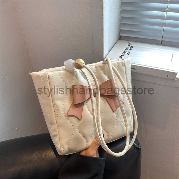 

shoulder bags popular large capacity tote bag for women's 2022 new bow tie shoulder bag fashion style ins handbagstylishhandbagsstore