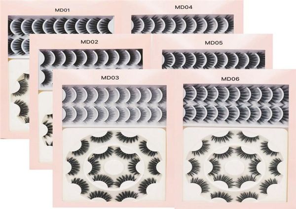 

new 18 pair faux 3d mink eyelashes natual false eyelashes cruelty makeup thick mink lashes crisscross lashes eyelash extensio7295429