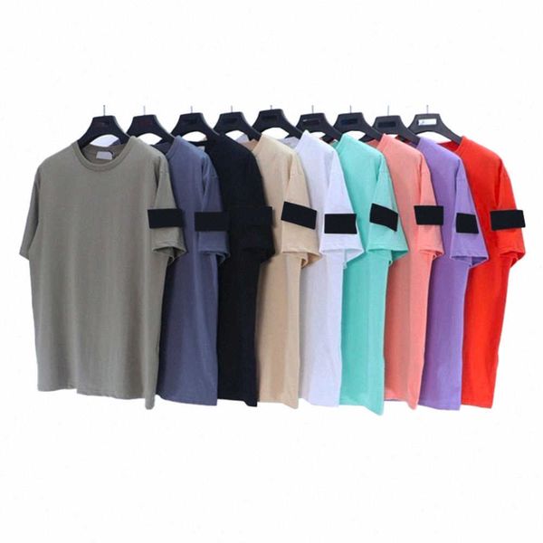 

2023 summer t shirt mens womens designer t-shirt loose tees stone man island luxury clothing streetwear shorts sleeve tshirt advanced desig, White;black
