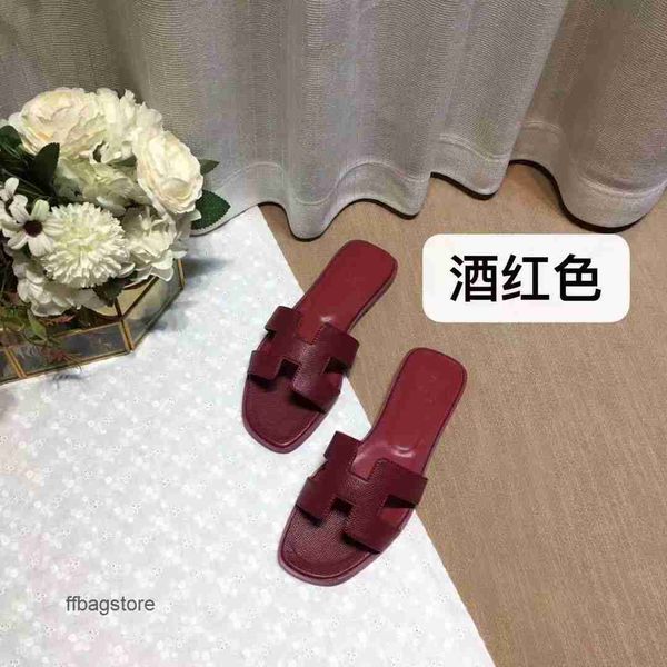 

fashion h women oran sandal slipper h slippers designer sandals for women's summer wear celebrity 2023 ins trendy travel flat bottomed