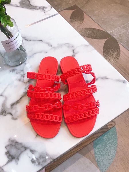 

luxury beach sandals classic genuine leather slippers designer slides women flat slide flip flops crocodile skin sandal 0802, Black