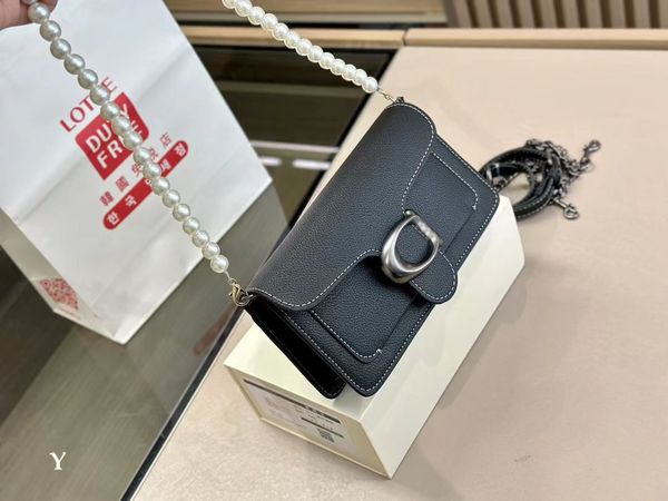 

new brand cross body women's bag for mirror quality luxury designer bags lady leather female fashion trendy crossbody pearl mini tabby