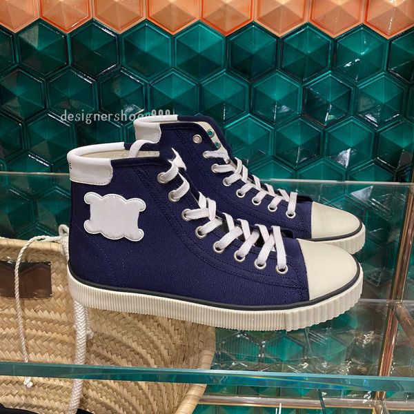 

designer boots doc martens canvas womens sneaker shoes triumphal arch thick sole platform casual shoe all star colored black and white blue