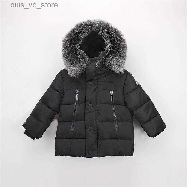 

down coat liligirl baby boys jacket 2018 winter jacket coat for girls warm thick hooded children t230803, Blue;gray