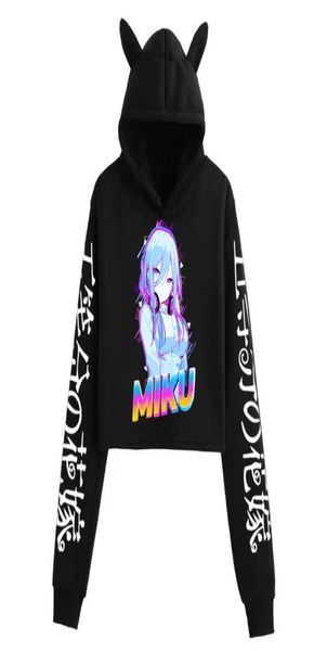 

women's hoodies & sweatshirts the quinttial quintuplets hoodie nakano miku casual street style sweatshirt women kawaii cute e6748607, Black