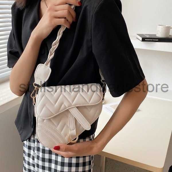 

shoulder bags lingge's foreign style niche saddle bag designer princess bag simple and luxuriousstylishhandbagsstore