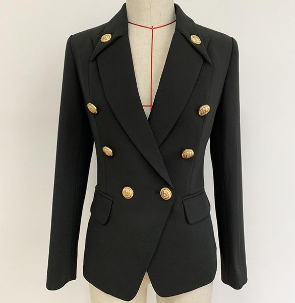 

premium new style original design women039s doublebreasted classic blazer slim jacket metal buckles blazer coat co3016203, White;black